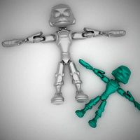Articulated Robot Print In Place No Support | 3D