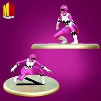 Power Rangers Lost Galaxy Pink Ranger Figurine | 3D
