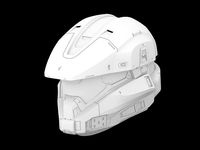HALO Infinite Mk VII Cavallino helmet 3d print file | 3D