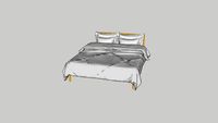 Eliza Metal Queen Bed 85.75 X 30