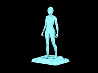 HALO Infinite Cortana Statue 3d print file | 3D