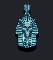 skull pharaoh pendant | 3D