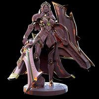 Leona Fanart Statue | 3D