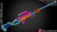 Caitlyn Pool Party Skin Shotgun for Cosplay | 3D