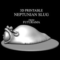 NEPTUNIAN SLUG FROM FUTURAMA | 3D