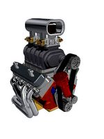 Vintage Blown BBC Drag Engine 3 configs with Options | 3D