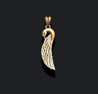 Swan pendant | 3D