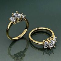 Soliter ring Model 1512 | 3D