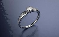 Engagement Ring - 25 points -Jewelry 3D - AN-472 | 3D