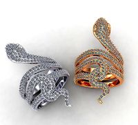 Snake ring 0007 | 3D