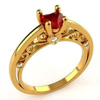 Engagement Ring Lovely | 3D