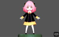 ANYA FORGER SPY FAMILY CUTE GIRL ANIME CHARACTER | 3D