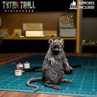 Giant Rat 06 - Pre-Supported | 3D