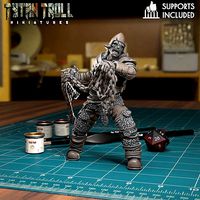 Pilgrim Wastelander Flail Soldier - Pre-Supported | 3D