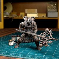 Pilgrim Wasteland Mage - Pre-Supported | 3D