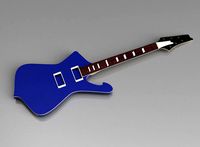 Ibanez Iceman IC300 Guitar CAD Model | 3D