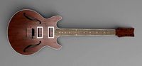 Ibanez AM75 CAD Model | 3D