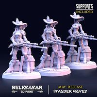 Sniper Deep Sea Hawkeye Lieutenant Normal and Nude | 3D