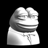 Tuxedo Pepe - 3D printable | 3D