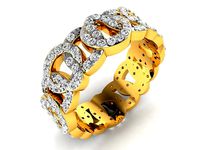 Solitaire Engagement Wedding Ring | 3D