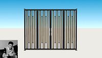 Iron Gate - Cổng sắt bản lề sàn 06