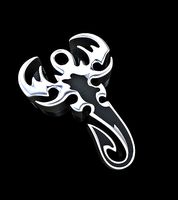 scorpion with enamel big pendant | 3D