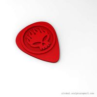 Offspring guitar pick | 3D