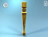 0611 Wooden table legs for custom coffee tables furniture legs | 3D