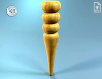 0610 Wooden table legs for custom coffee tables furniture legs | 3D
