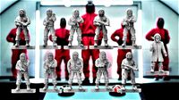 Squid Games Miniatures Soldiers Security Admins with Frontman 3D | 3D