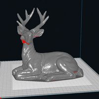 Laying deer | 3D