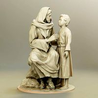 Jesus and the child | 3D