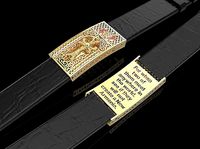 Fashion Armenian cross bracelet Khachkar  | 3D