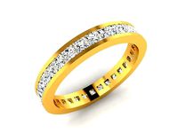 Solitaire Engagement Wedding Ring | 3D