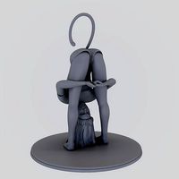 Girl 3D print model | 3D
