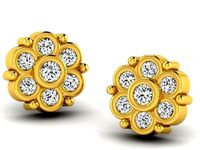 Women Diamond Earring | 3D
