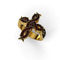 Celtic Cross Ring | 3D