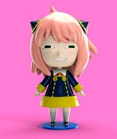 Anya chibi Spy  Family | 3D