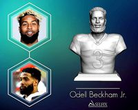 Odell Beckham Jr portrait | 3D