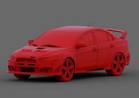 MITSUBISHI LANCER EVO 10 | 3D