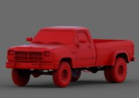 Dodge Power Ram 350 1993 | 3D