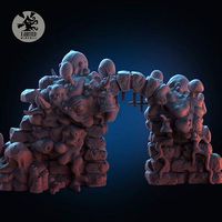 Nurgle Garden Gates | 3D