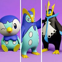 pokemon piplup evolution pack | 3D
