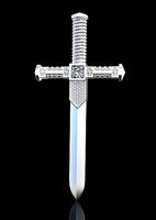 pendant sword with stones dagger | 3D