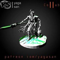 Necron Miniature | 3D