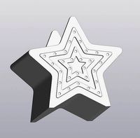 Planter Penholder Star | 3D
