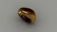 Baguette Ring | 3D