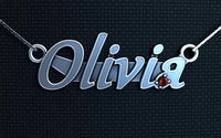 Personalized pendant  Olivia | 3D