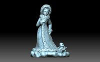 Snow maiden | 3D