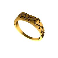 unisex nugget ring | 3D